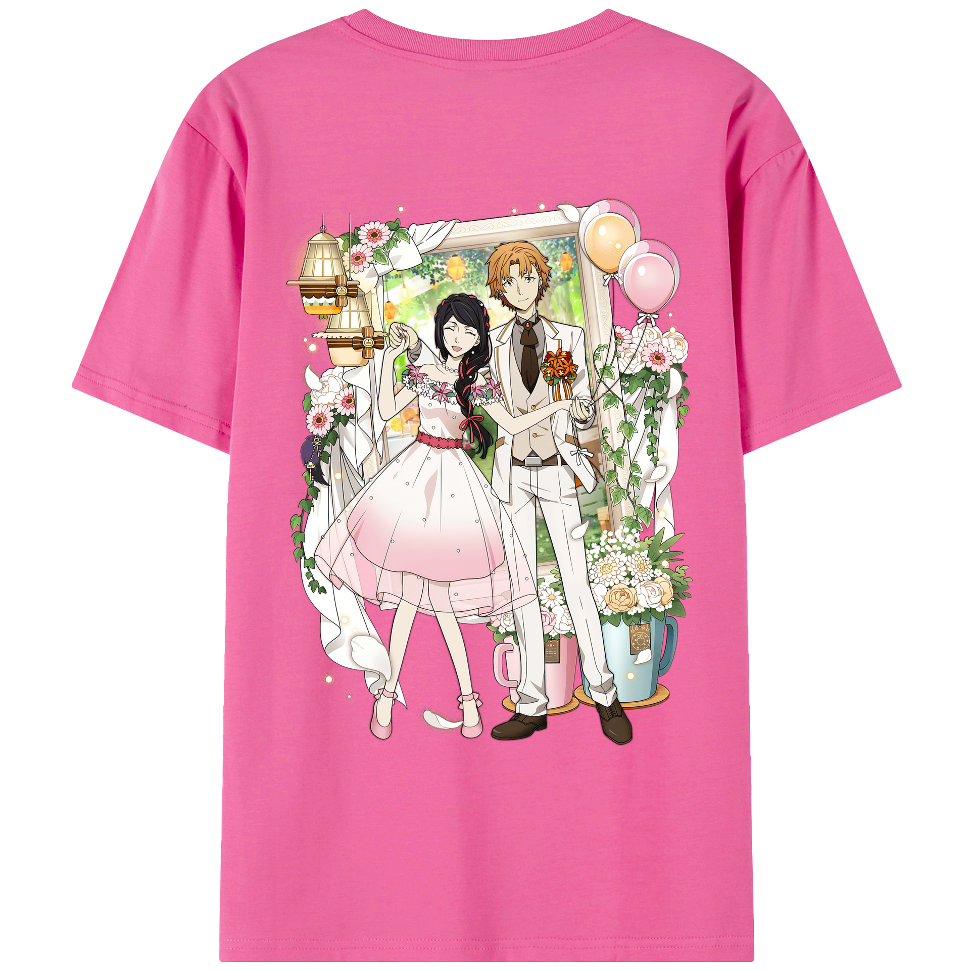 （画像用） 文豪ストレイドッグス Bungo Stray Dogs レディース半袖Tシャツ(バックプリント)